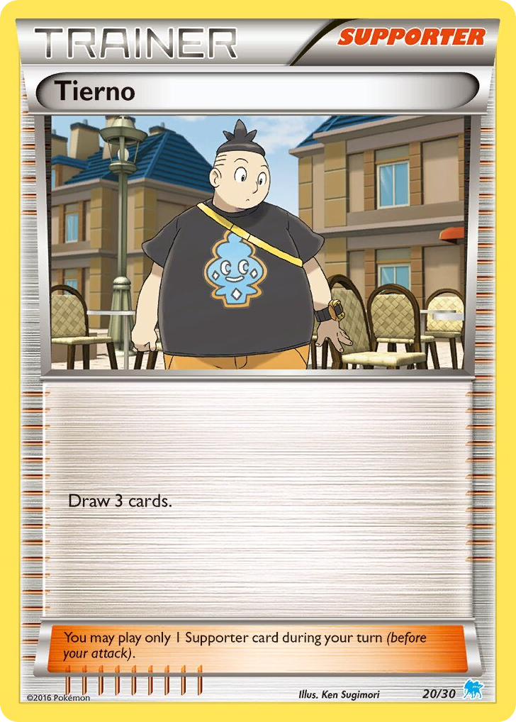 Tierno - 20/30 - XY Trainer Kit Suicune