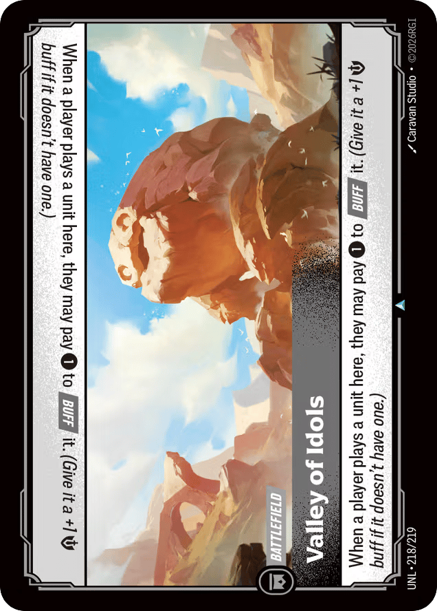 Valley Of Idols - 218/219 - Uncommon - Unleashed
