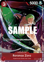 Roronoa Zoro - ST01-013 - Super Rare (Gift Collection Alt Art) - Straw Hat Crew