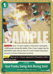 Soul Franky Swing Arm Boxing Solid - OP09-041 - Common - Emperors In The New World