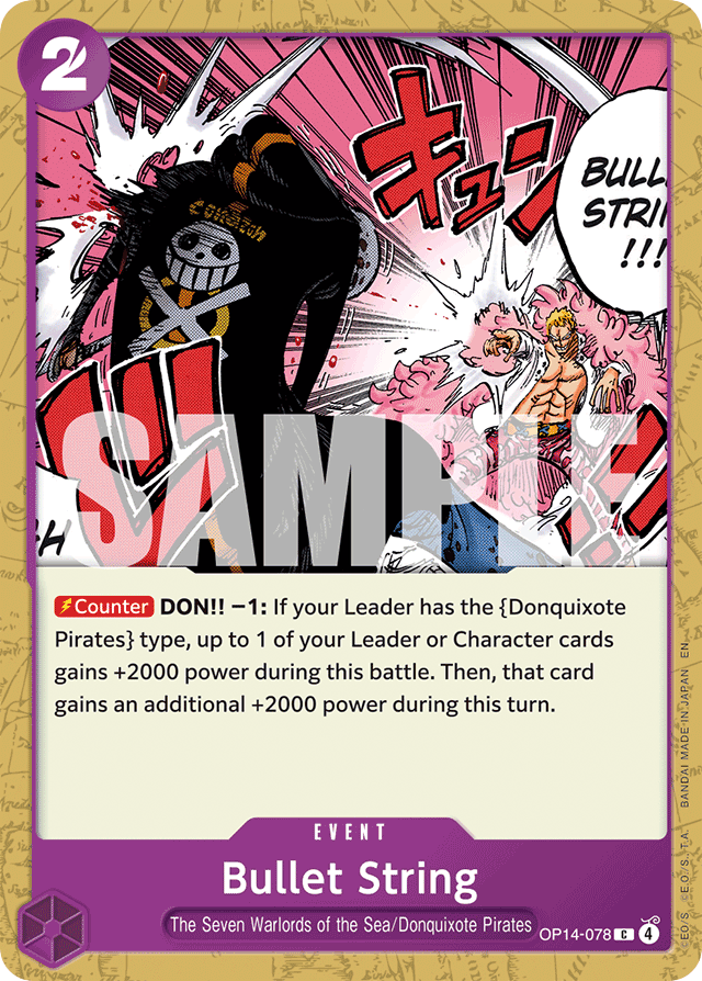 Bullet String - OP14-078 - Common - The Azure Sea's Seven