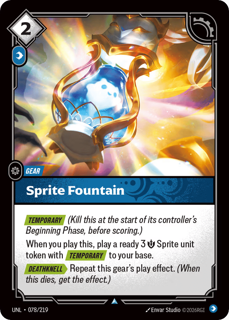 Sprite Fountain - 078/219 - Uncommon - Unleashed