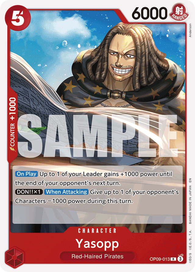 Yasopp - OP09-013 - Rare (Reprint) - Emperors In The New World