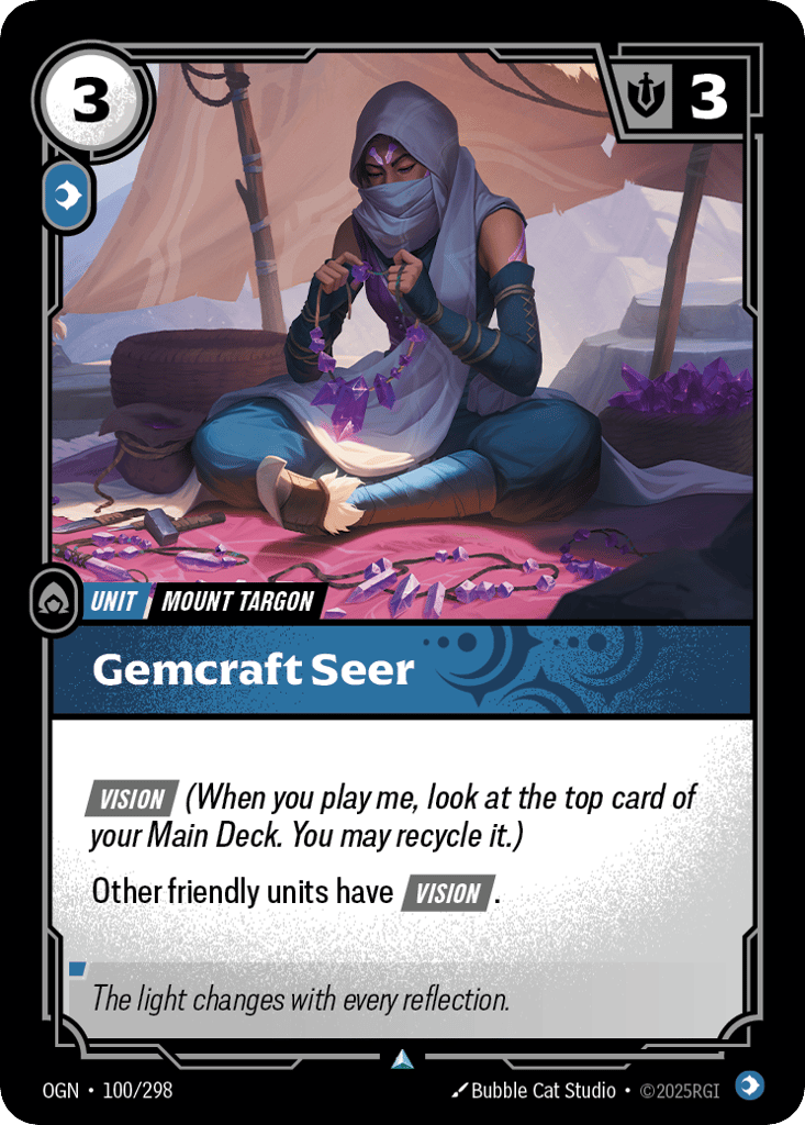 Gemcraft Seer - 100/298 - Uncommon - Origins