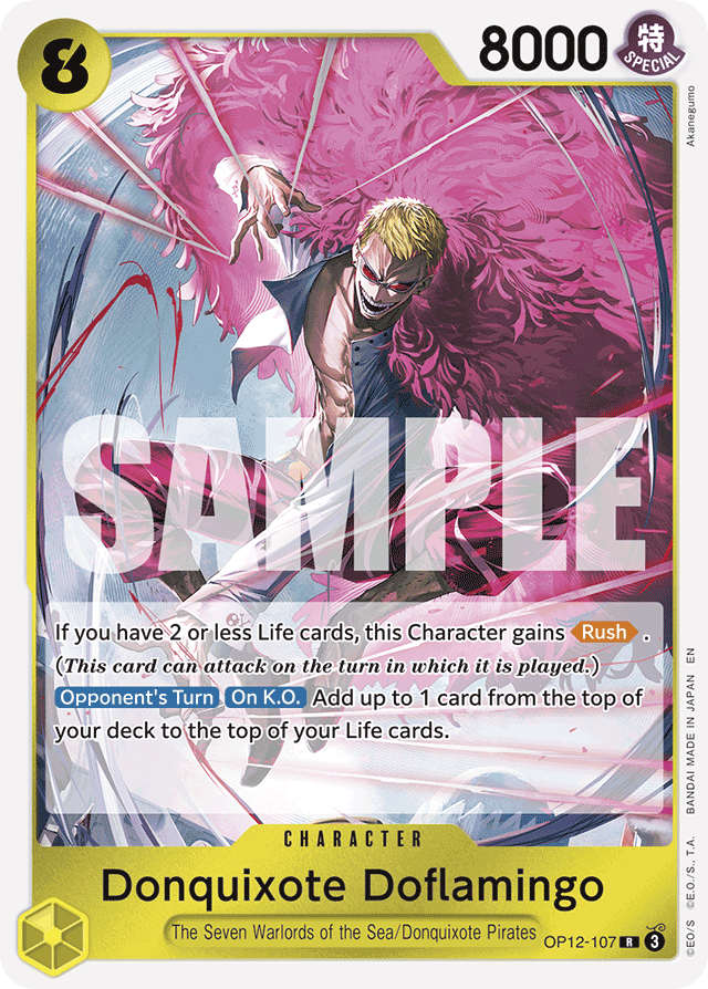 Donquixote Doflamingo - OP12-107 - Rare - Legacy of the Master