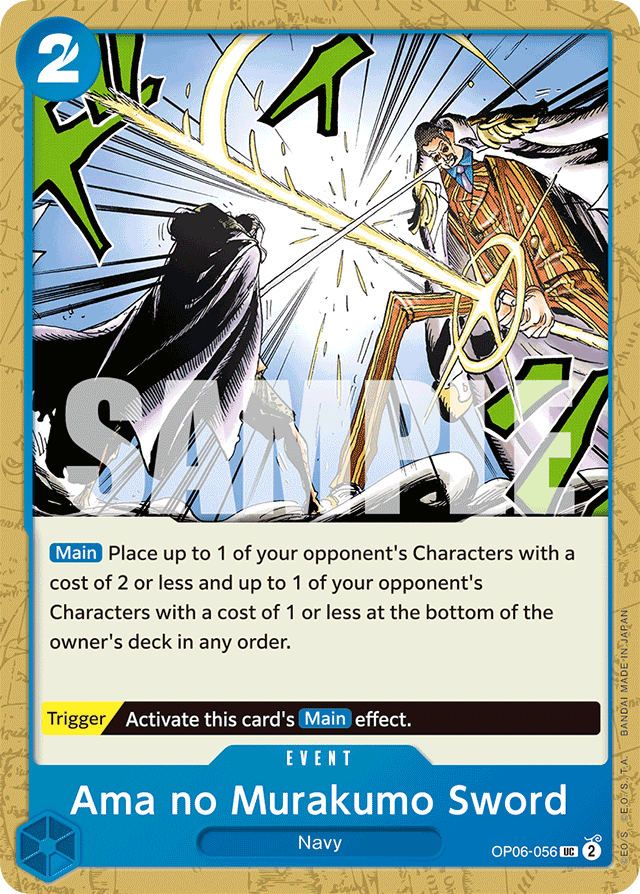 Ama no Murakumo Sword - OP06-056 - Uncommon - Wings of the Captain