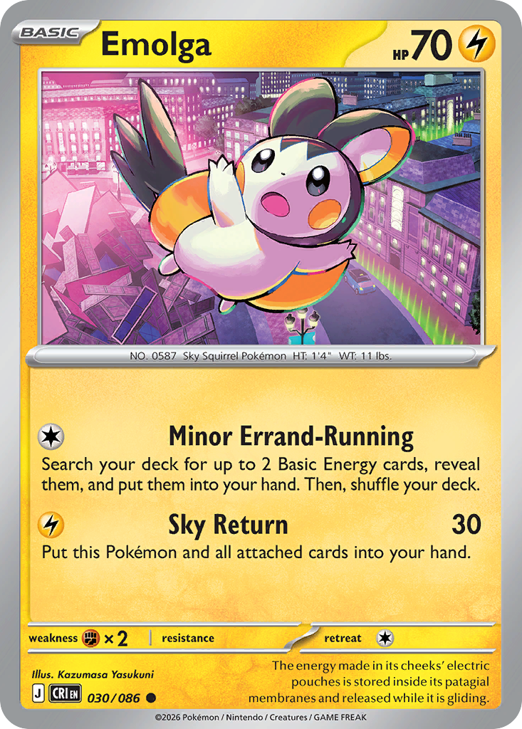 Emolga - 30/86 - Chaos Rising