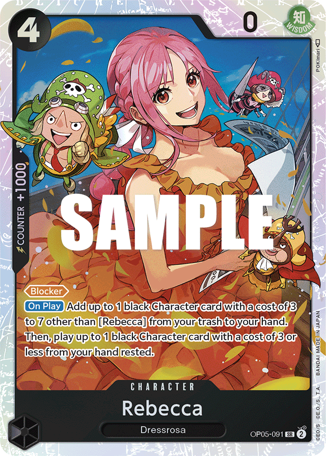 Rebecca - OP05-091 - Super Rare - Awakening of the New Era