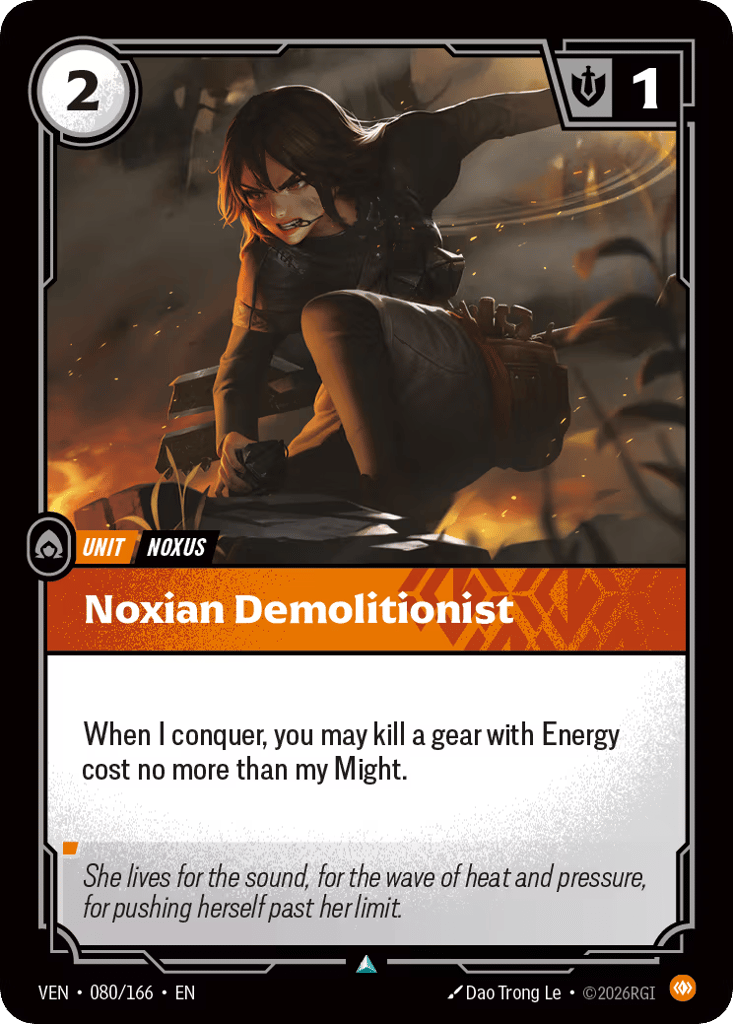 Noxian Demolitionist - 080/166 - Uncommon - Vendetta