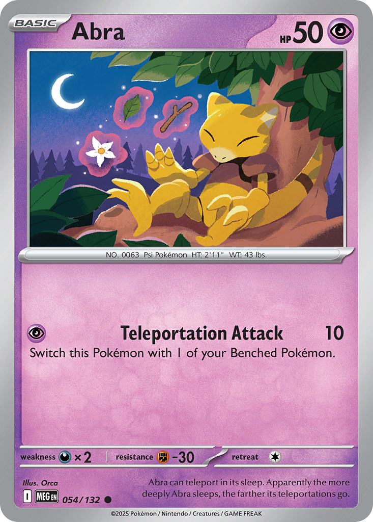 Abra - 054/132 - Mega Evolution