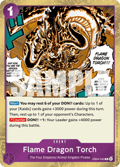 Flame Dragon Torch - EB04-040 - Rare - Egghead Crisis