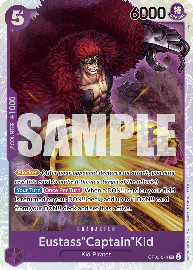 Eustass"Captain"Kid - OP05-074 - Super Rare (Reprint) - Awakening of the New Era