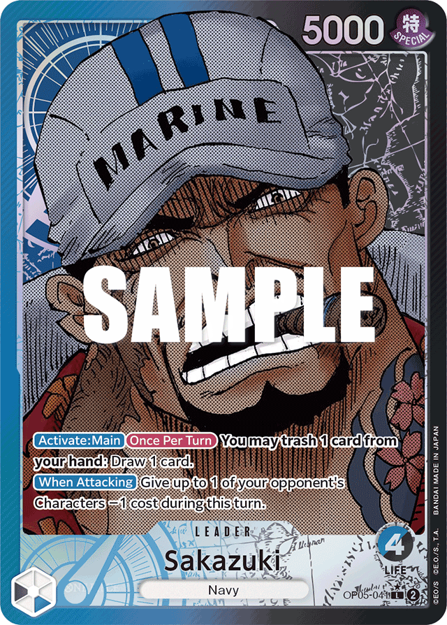 Sakazuki - OP05-041 - Leader (Alternate Art) - Awakening of the New Era