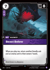 Beast Below - 132/221 - Uncommon - Spiritforged