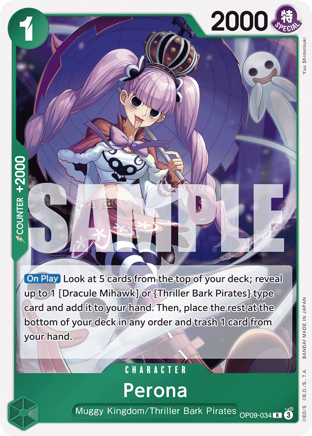Perona - OP09-034 - Rare - Emperors In The New World