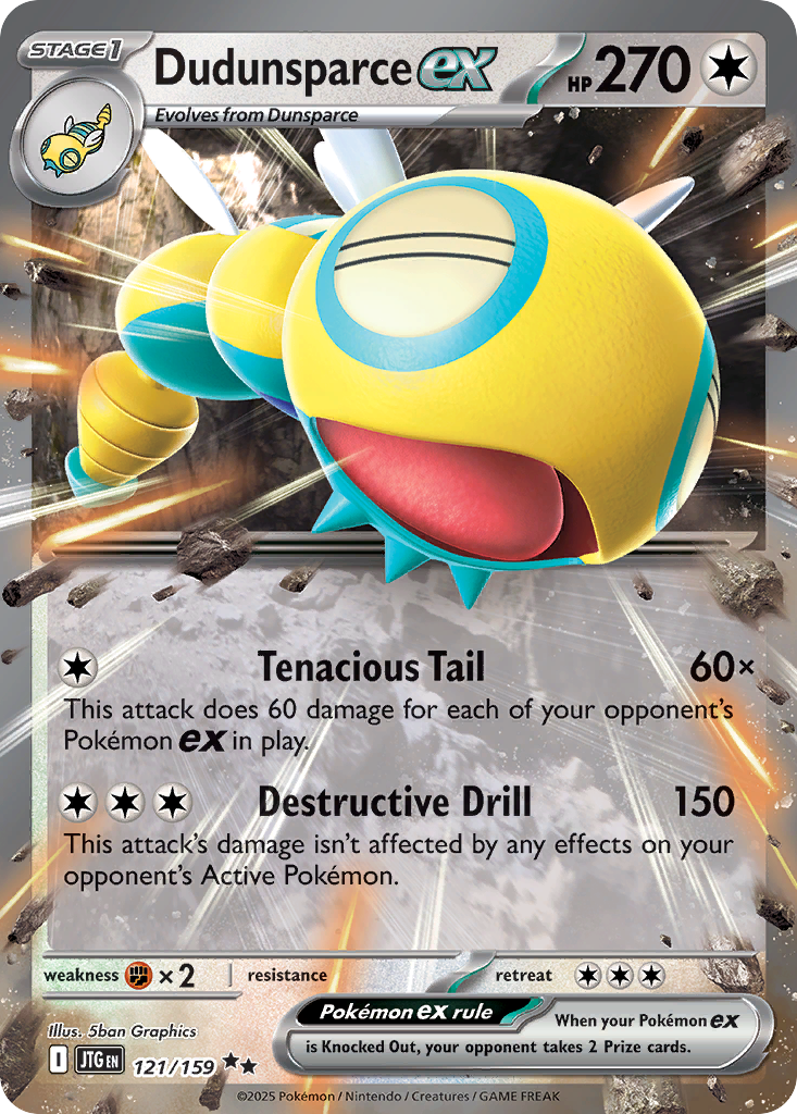Dudunsparce ex - 121/159 - Journey Together