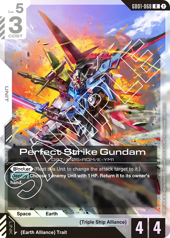 Perfect Strike Gundam - GD01-068 - Rare - Newtype Rising