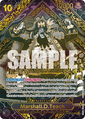 Marshall.D.Teach - OP09-093 - Super Rare (Gold Special Alt Art) - Emperors In The New World