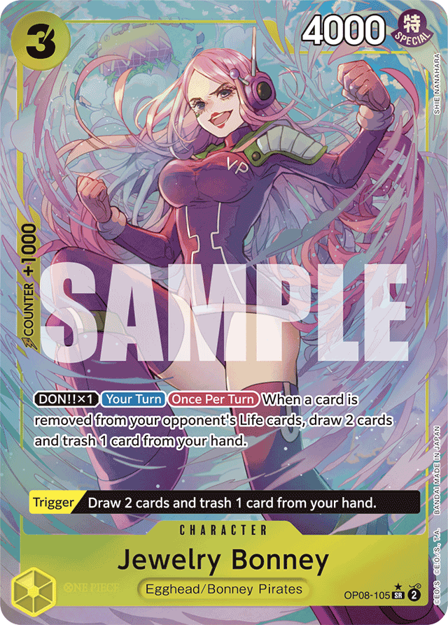 Jewelry Bonney - OP08-105 - Super Rare (Alternate Art) - Two Legends