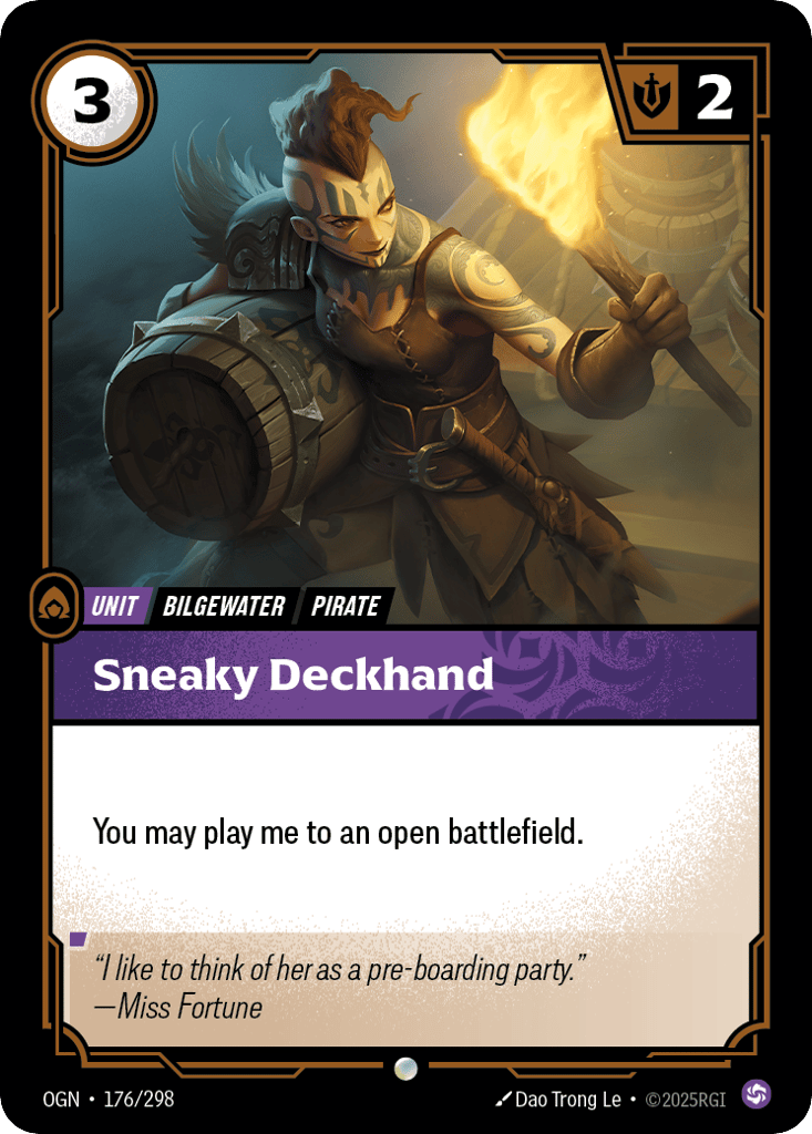 Sneaky Deckhand - 176/298 - Common - Origins