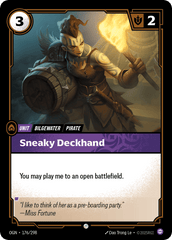 Sneaky Deckhand - 176/298 - Common - Origins