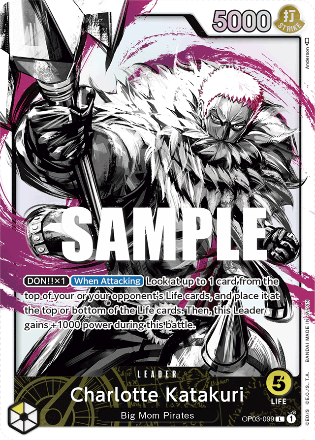 Charlotte Katakuri - OP03-099 - Leader (Alternate Art) - Pillars of Strength