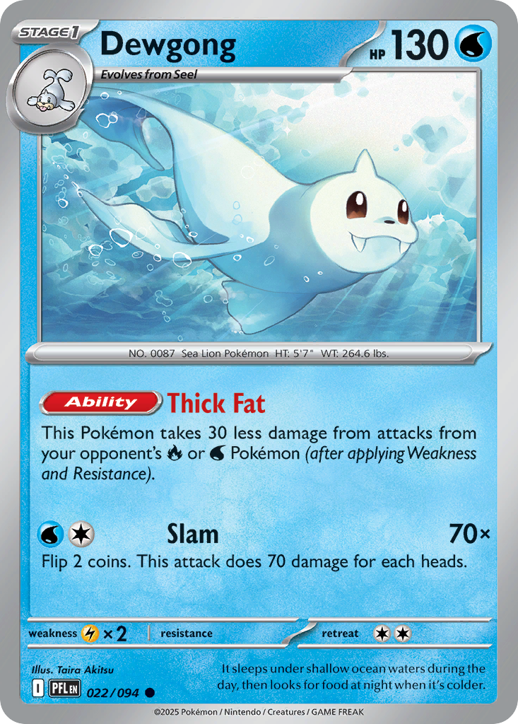 Dewgong - 22/94 - Phantasmal Flames
