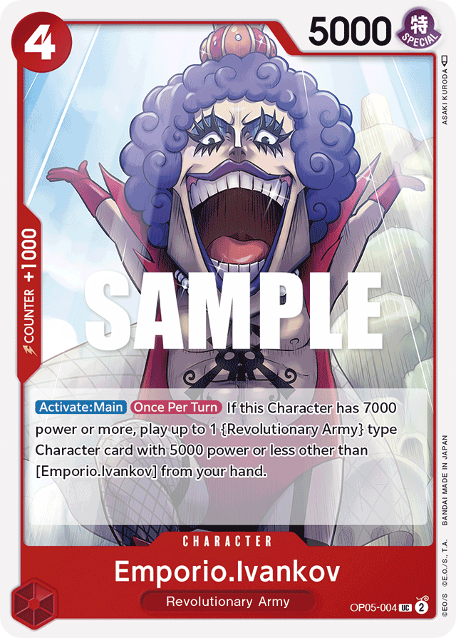Emporio.Ivankov - OP05-004 - Uncommon - Awakening of the New Era