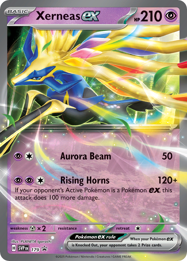 Xerneas ex - 179 - Scarlet & Violet Black Star Promos