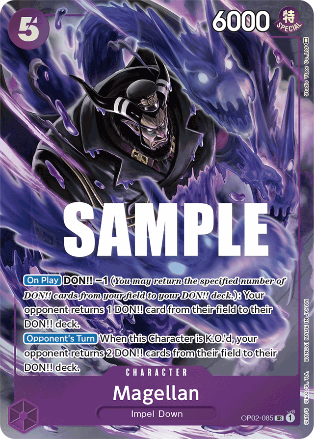 Magellan - OP02-085 - Super Rare (Alternate Art) - Paramount War