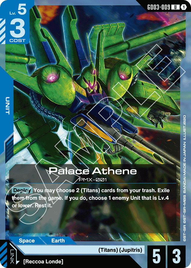 Palace Athene - GD03-009 - Uncommon - Steel Requiem