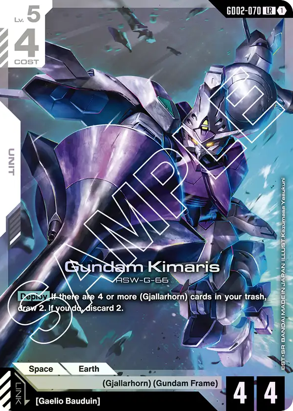 Gundam Kimaris - GD02-070 - Legend Rare - Dual Impact