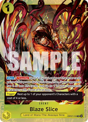 Blaze Slice - OP07-116 - Rare (Best Selection Vol5Alt Art) - 500 Years In The Future