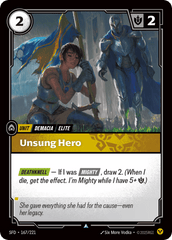 Unsung Hero - 167/221 - Uncommon - Spiritforged