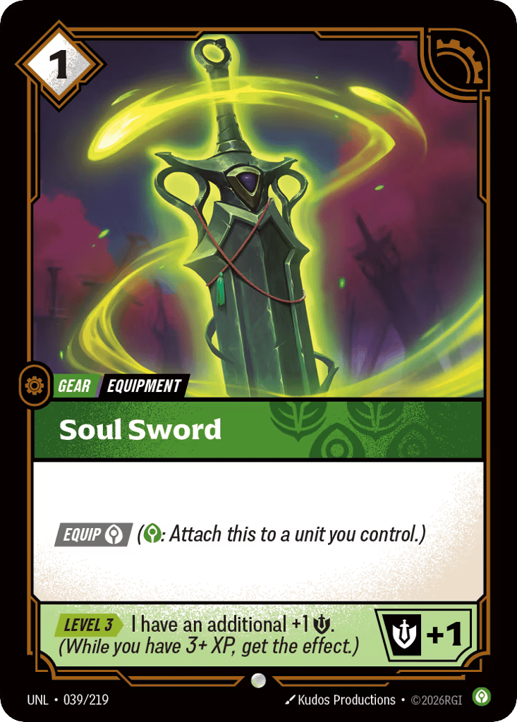 Soul Sword - 039/219 - Common - Unleashed