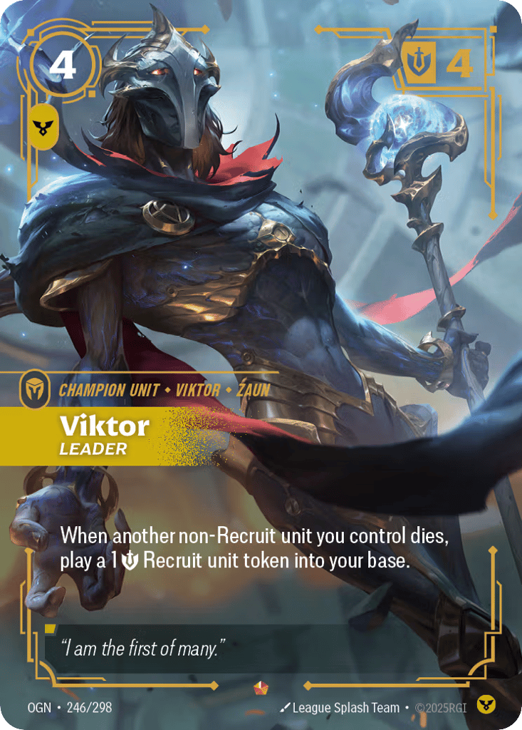 Viktor, Leader - 246/298 - Epic - Origins