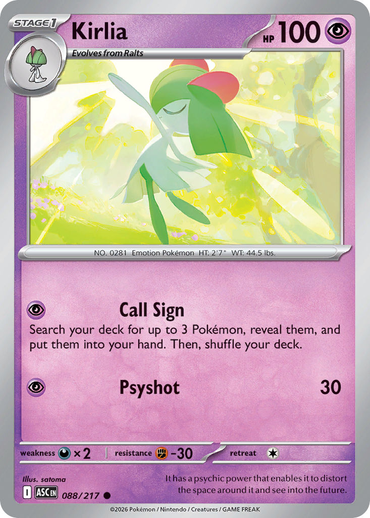 Kirlia - 088/217 - Ascended Heroes
