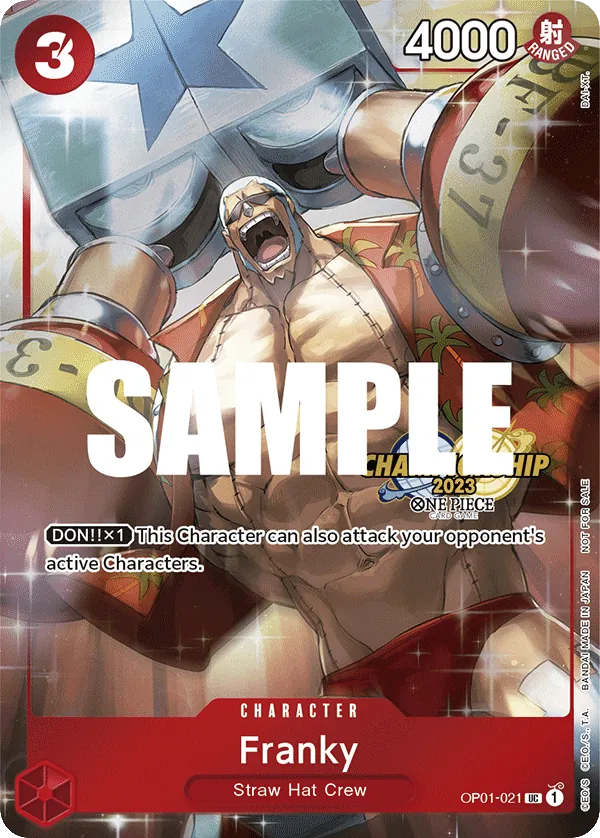 Franky - OP01-021 - Uncommon (Championship Stamp) - Romance Dawn