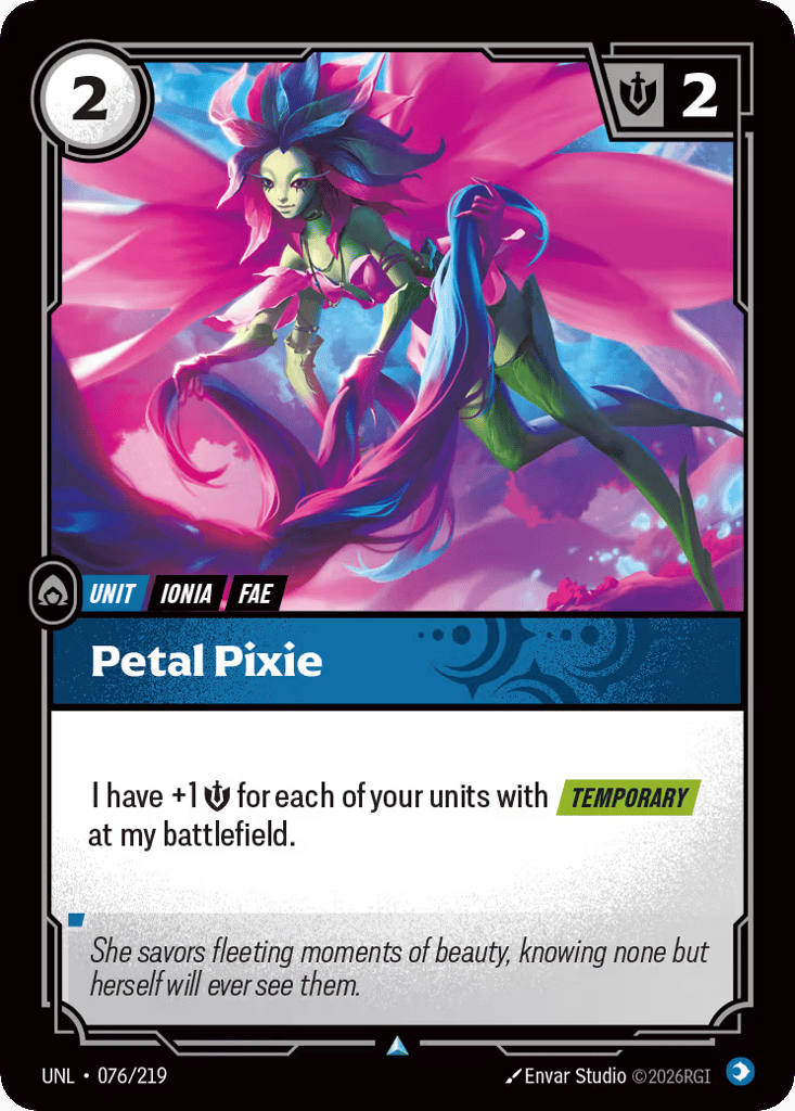 Petal Pixie - 076/219 - Uncommon - Unleashed