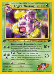 Koga's Weezing - 050/132 - Gym Challenge