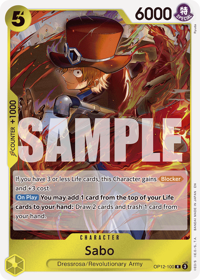 Sabo - OP12-100 - Rare - Legacy of the Master