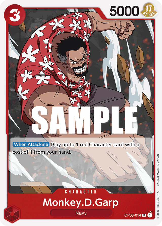 Monkey.D.Garp - OP03-014 - Uncommon - Pillars of Strength
