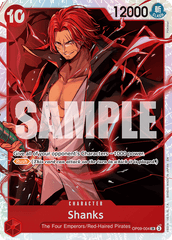 Shanks - OP09-004 - Super Rare (Reprint) - Emperors In The New World