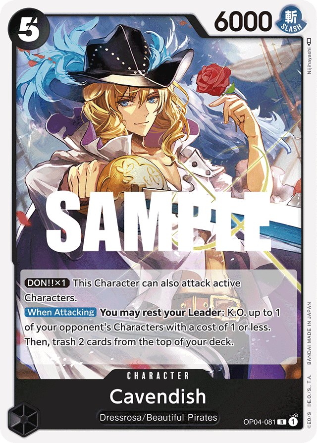 Cavendish - OP04-081 - Rare - Kingdoms of Intrigue