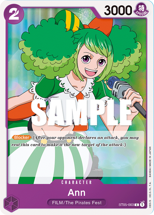 Ann - ST05-003 - Common - ONE PIECE FILM edition