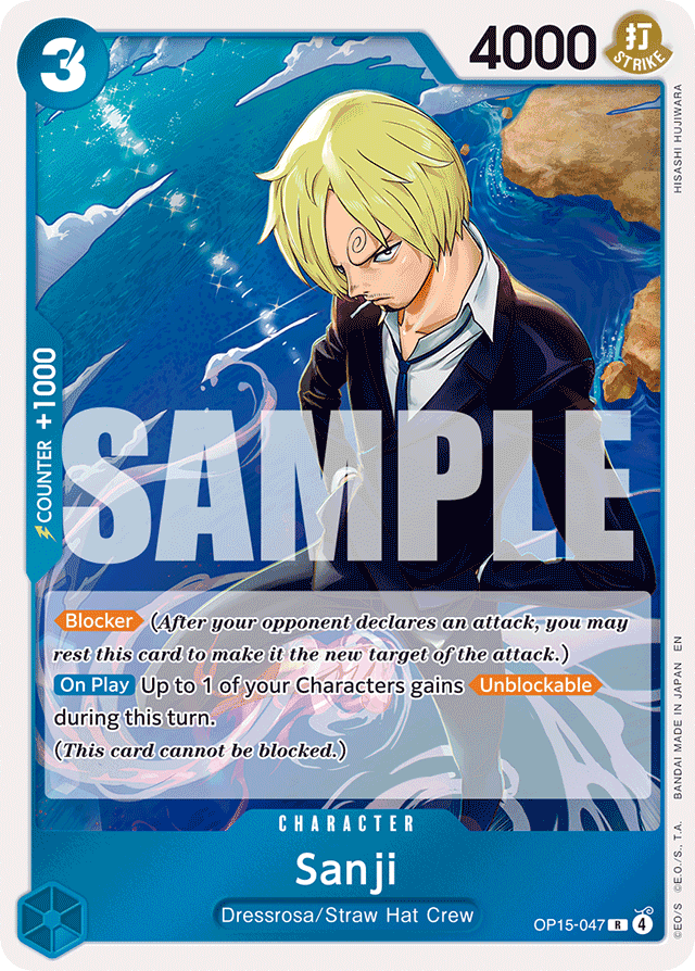 Sanji - OP15-047 - Rare - Adventure on Kami's Island
