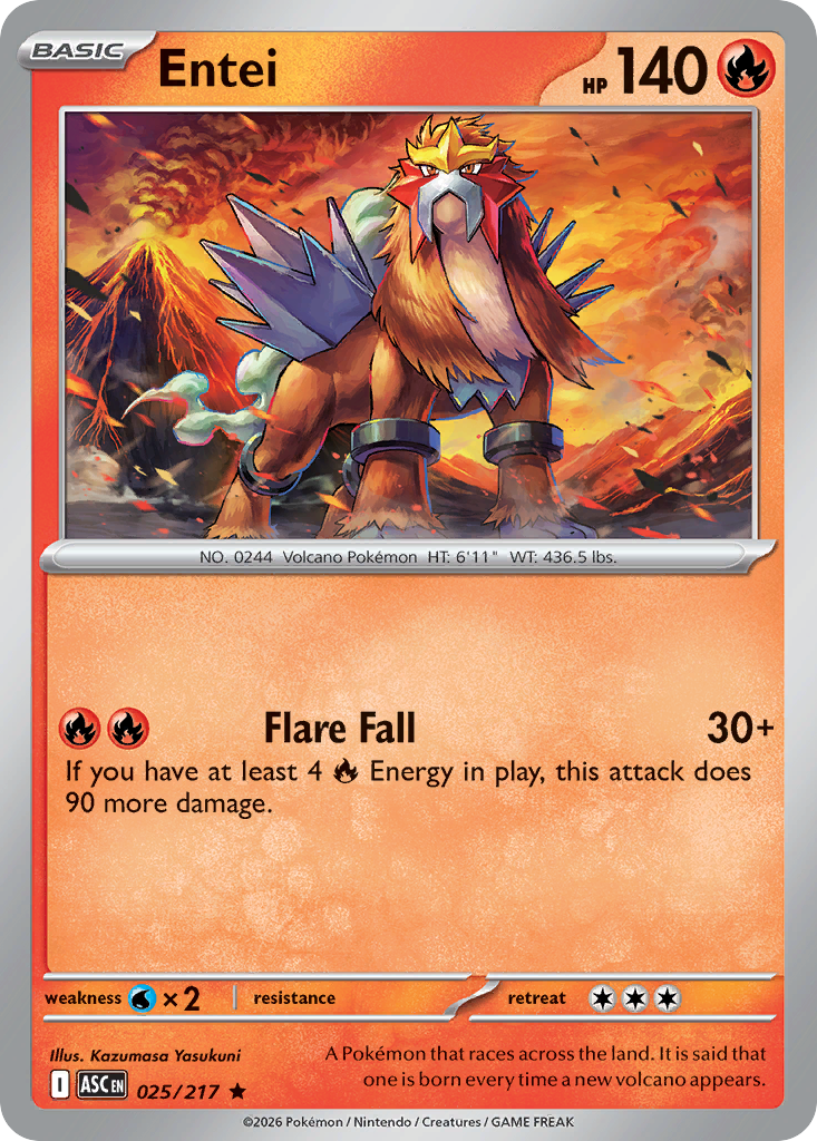 Entei - 025/217 - Ascended Heroes