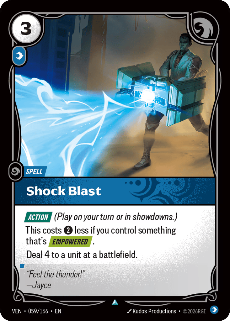 Shock Blast - 059/166 - Uncommon - Vendetta