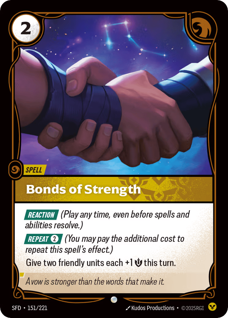 Bonds Of Strength - 151/221 - Common - Spiritforged