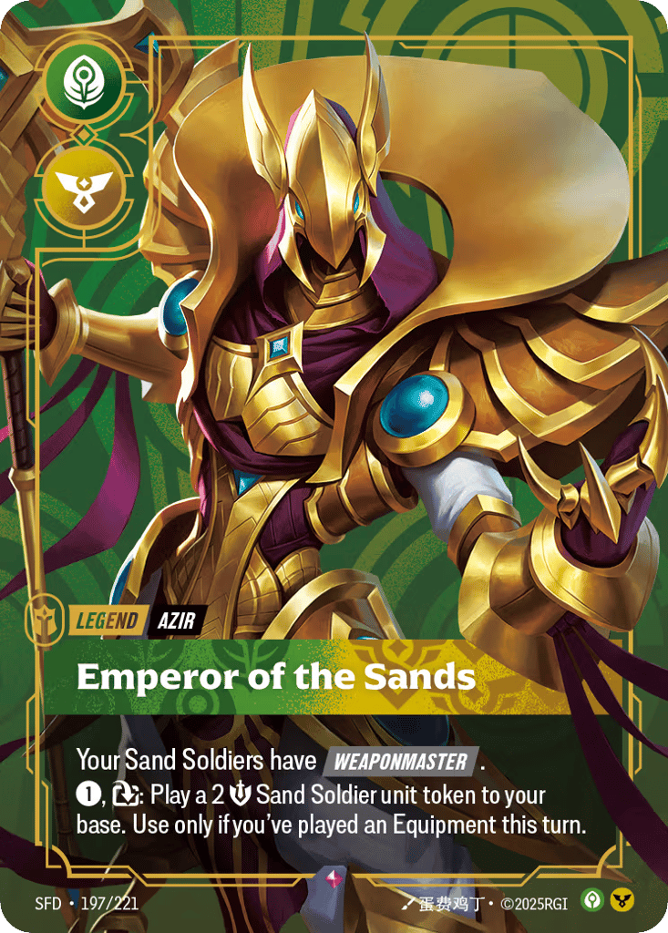 Emperor Of The Sands - 197/221 - Rare - Spiritforged